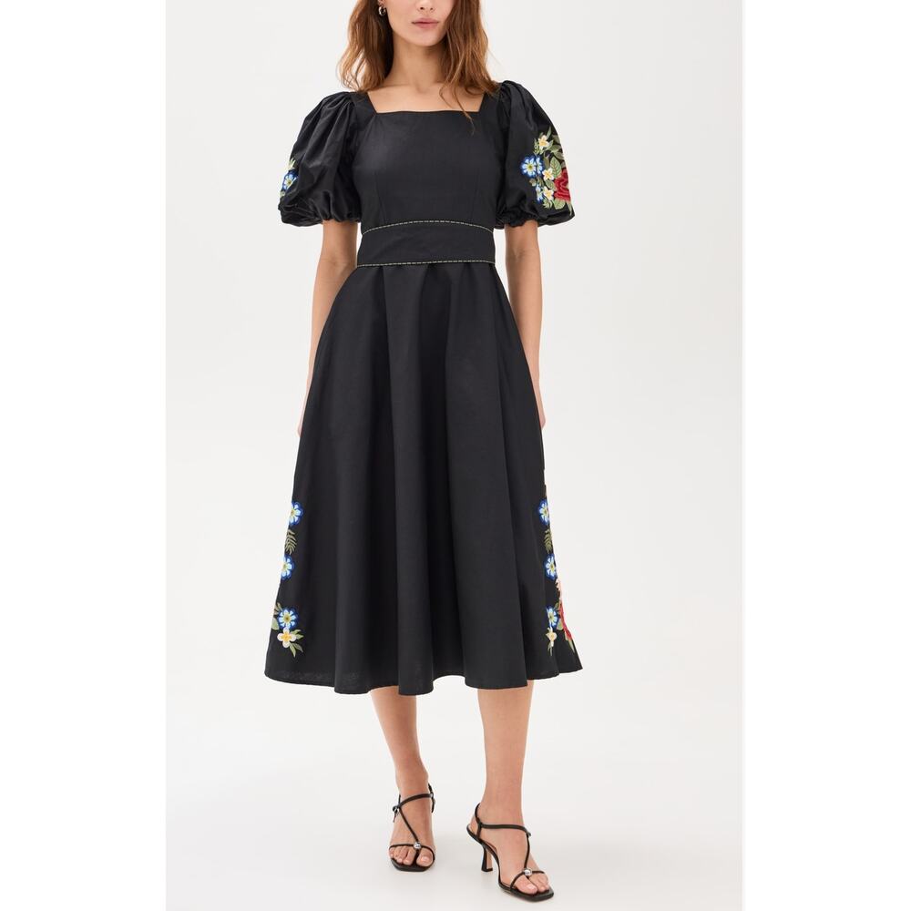 Fanm Mon Maude Dress in Black Small NWT - Picture 6 of 10